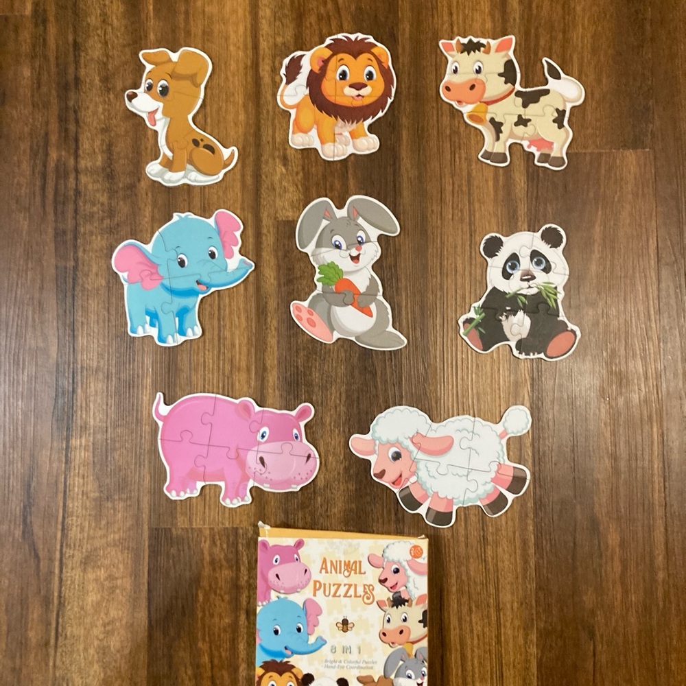 Beestech 8 in 1 animal puzzles